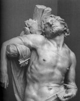 Saint Sebastian [detail] by Gian Lorenzo Bernini